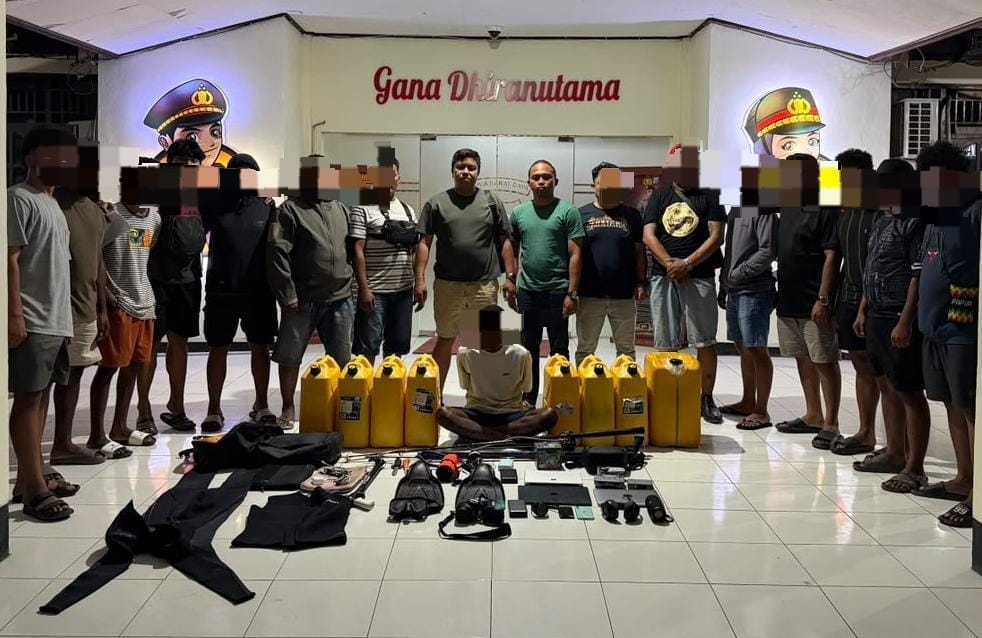 Polresta Sorong Kota Tangkap Terduga Pencurian di Kapal Pesiar WNA Jerman